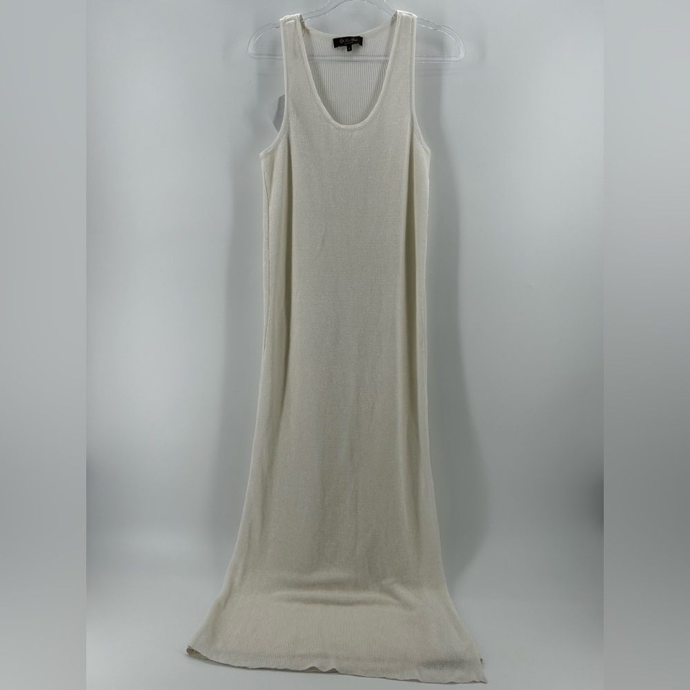 Loro Piana Sleeveless Beige Linen Wrap Dress size S *missing Belt